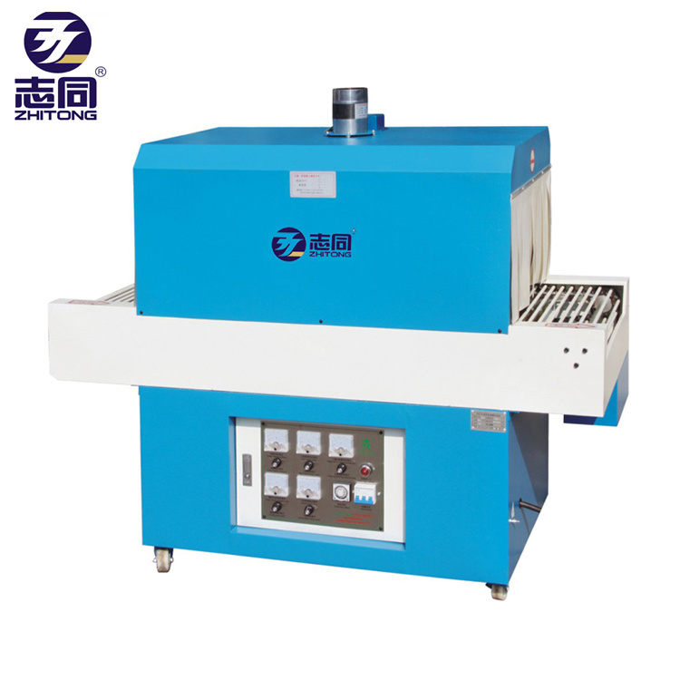 Semi Automatic Plastic Bottle PE Film Heating Shrink Wrap Machine